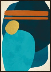 Bild Oval Blue