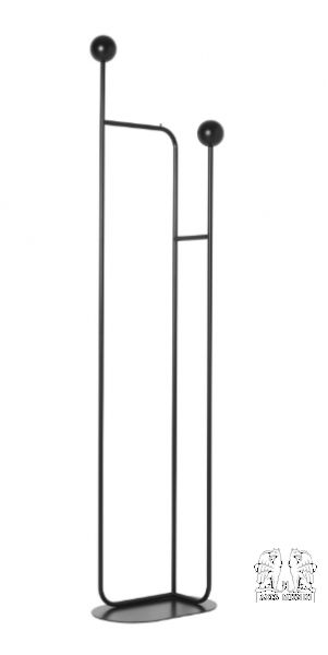 Garderobe 'Pujo', schwarz