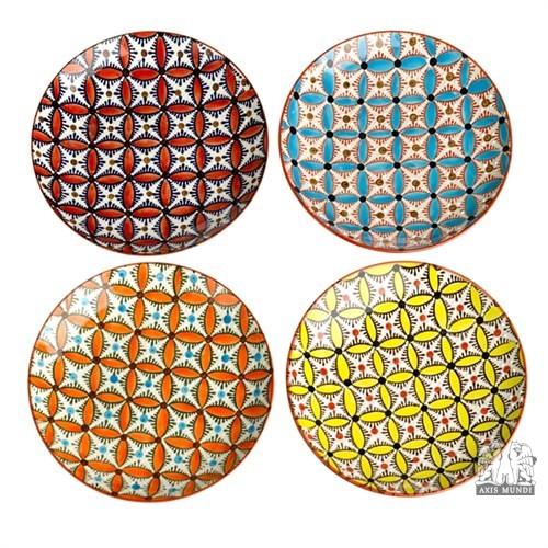 Plates Colour Hippy - Teller Set 1