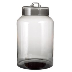 Jar Handle Grey - Glas Dose