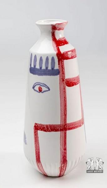 VASE ART FACE COLORE