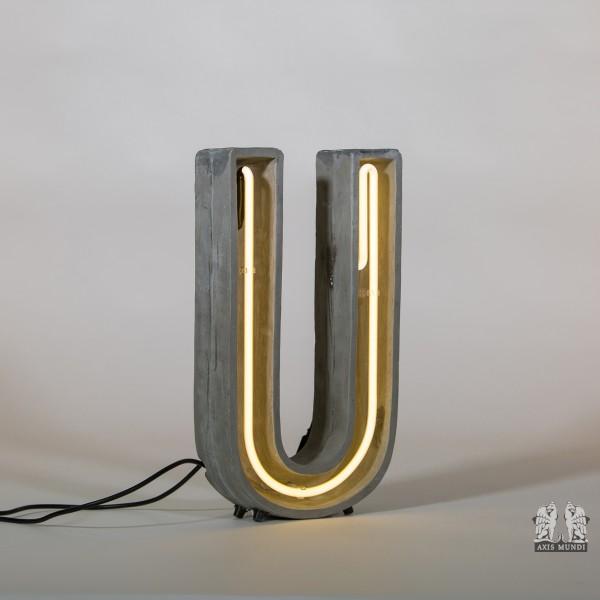 Neonbuchstabe U