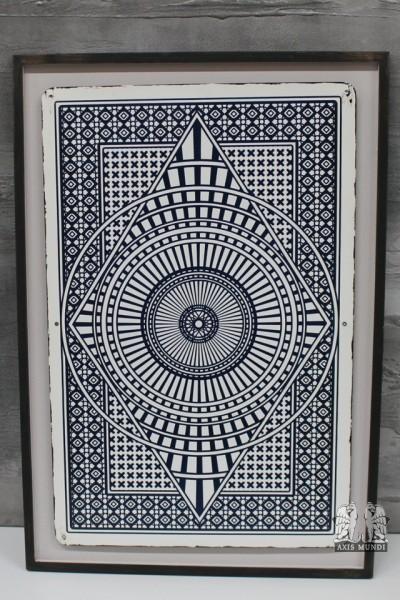 Wandbild „Skat Karte Rückseite“