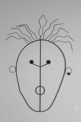 Wanddeko "Gesicht"