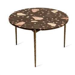 Beistelltisch Nougat Brown