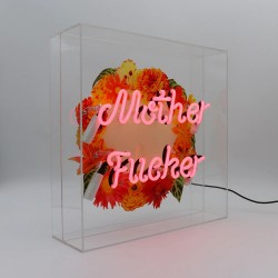 Neonschrift "Mother F*cker"