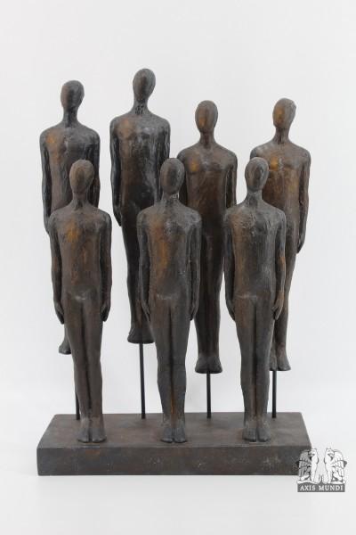 Skulptur Sieben Personen