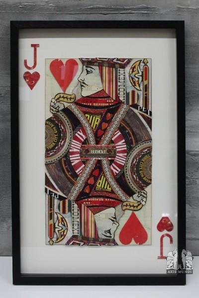 Wandbild „Skat Karte BUBE“