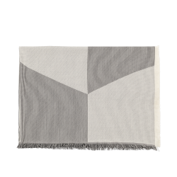 Sway Throw Decke, black/white