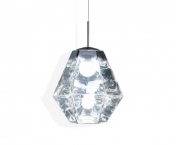 Hängelampe Cut Tall Chrome Pendant
