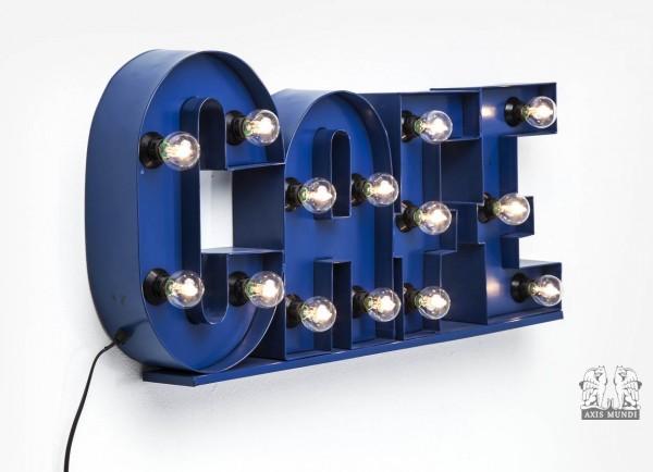 Leuchtschrift "Cafe"