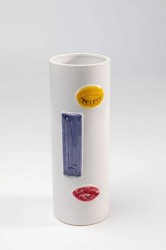 VASE ART FACE COLORE