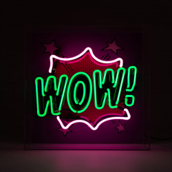 Neonleuchte - WOW!