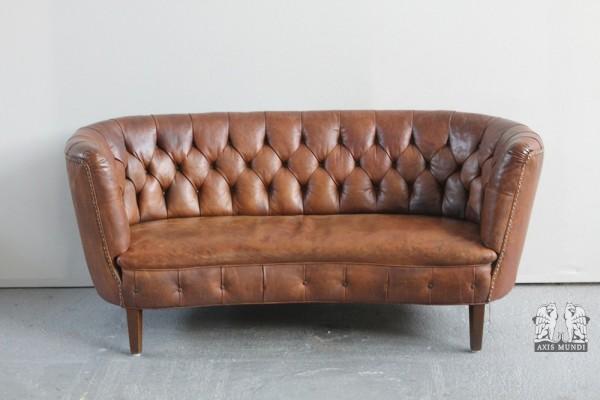 Ledersofa / Clubsofa