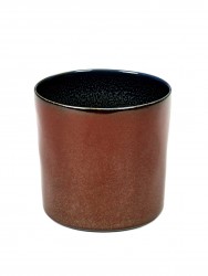 GOBLET CYLINDER HIGH - RUST / DARK BLUE