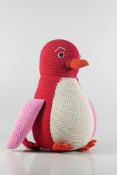 Stoffpinguin (gehäkelt)