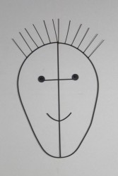 Wanddeko "Gesicht"