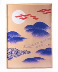 Wandbild "Japanese Hills"
