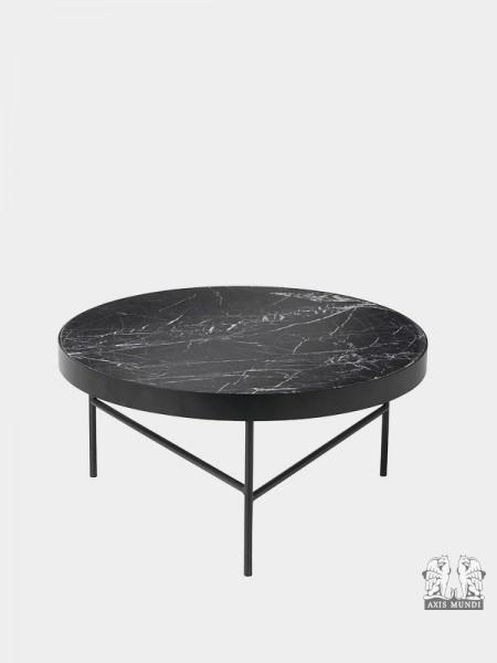 Marmortisch, schwarz