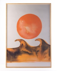 Wandbild "Sunset Waves"