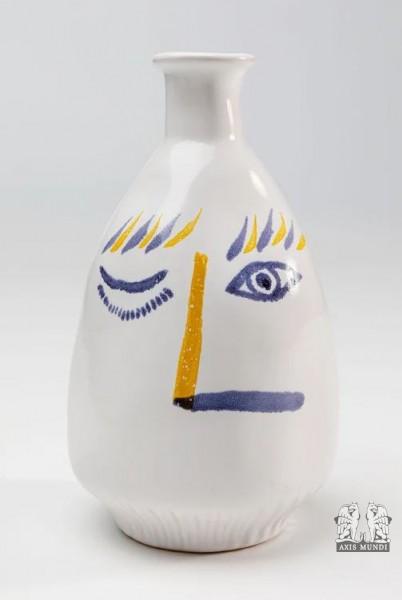 VASE ART FACE COLORE
