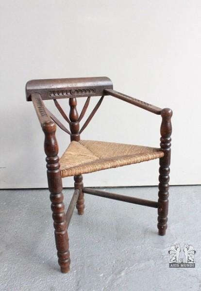 Holzstuhl Rattan