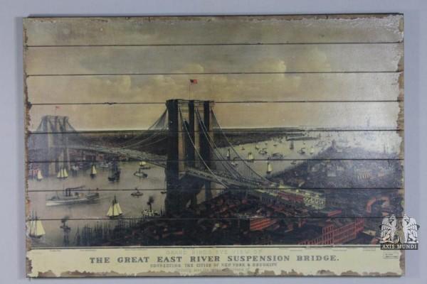 Wandbild 'East River Bridge'