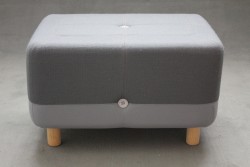 Sitzhocker - Grau