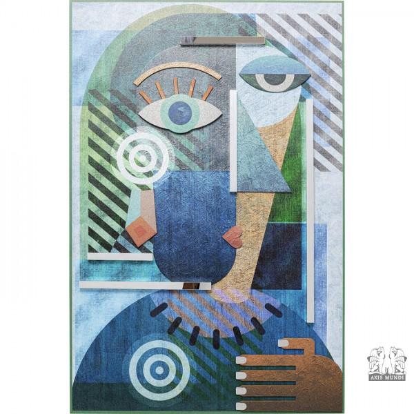 Bild "Geometrische Frau"