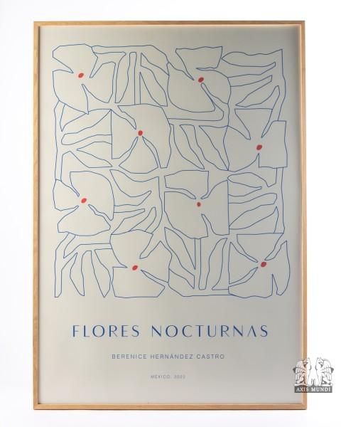 Wandbild "Flores Nocturnas 01"