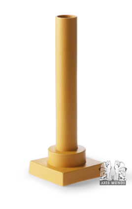 Vase 'Roman Column', ocker