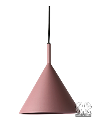 Hängelampe 'Metal Triangle', rosa