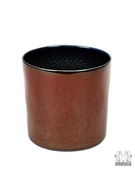 GOBLET CYLINDER HIGH - RUST / DARK BLUE