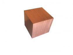 Quadratischer Holzblock
