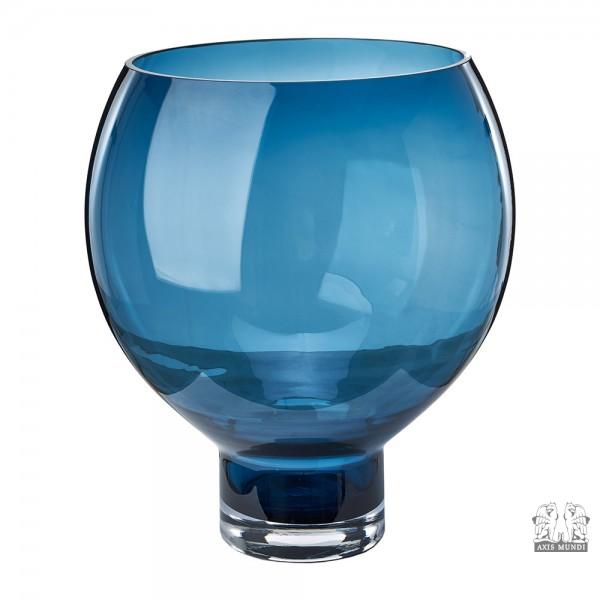 Fischglas Vase, blau