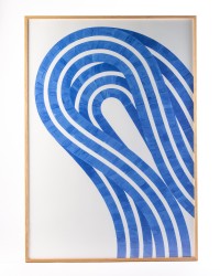 Wandbild "Entropy Blue 02"