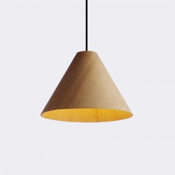 Hängelampe Holz
