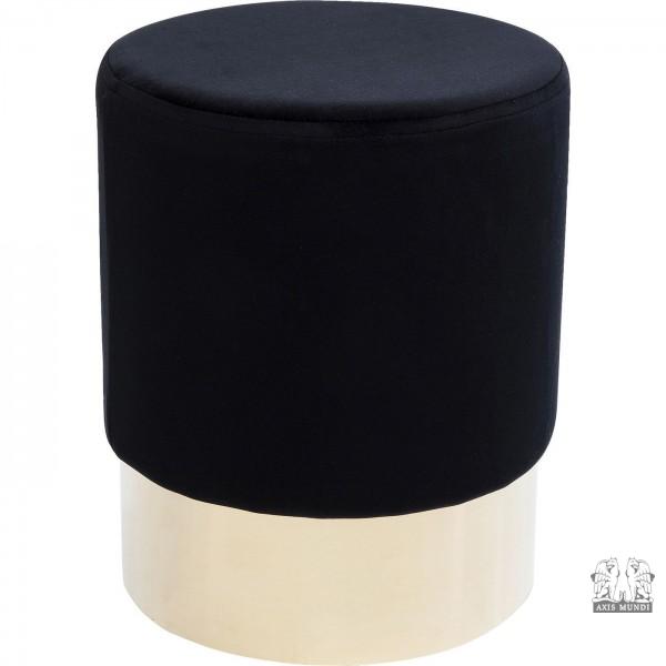 Hocker Cherry Schwarz Brass
