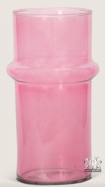 Vase 'Recycled Glass Pink'