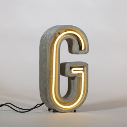 Neonbuchstabe G