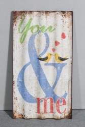 Schild 'You & Me'