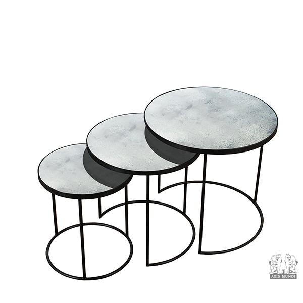 Beistelltisch Set Clear Nesting