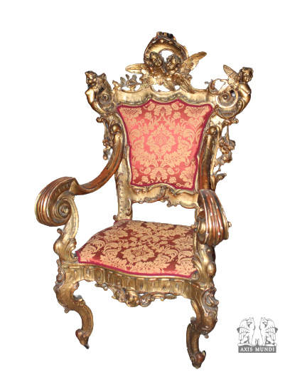 Sessel / Thron Gold