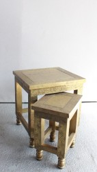 Beistelltisch Set Gold