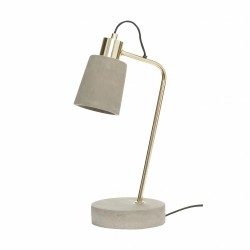 Tischlampe, Beton