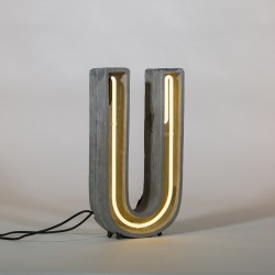 Neonbuchstabe U