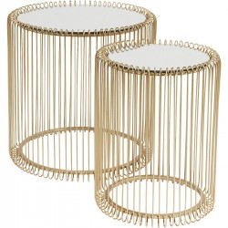Wire Beistelltisch Set