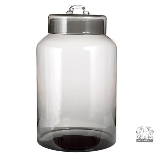Jar Handle Grey - Glas Dose