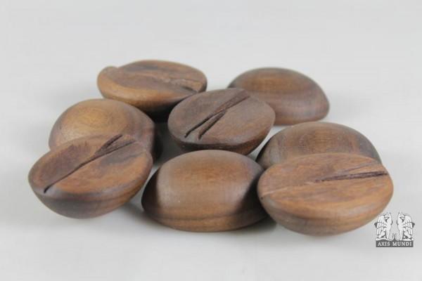 Kaffeebohnen aus Holz