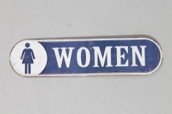 Schild 'Woman'